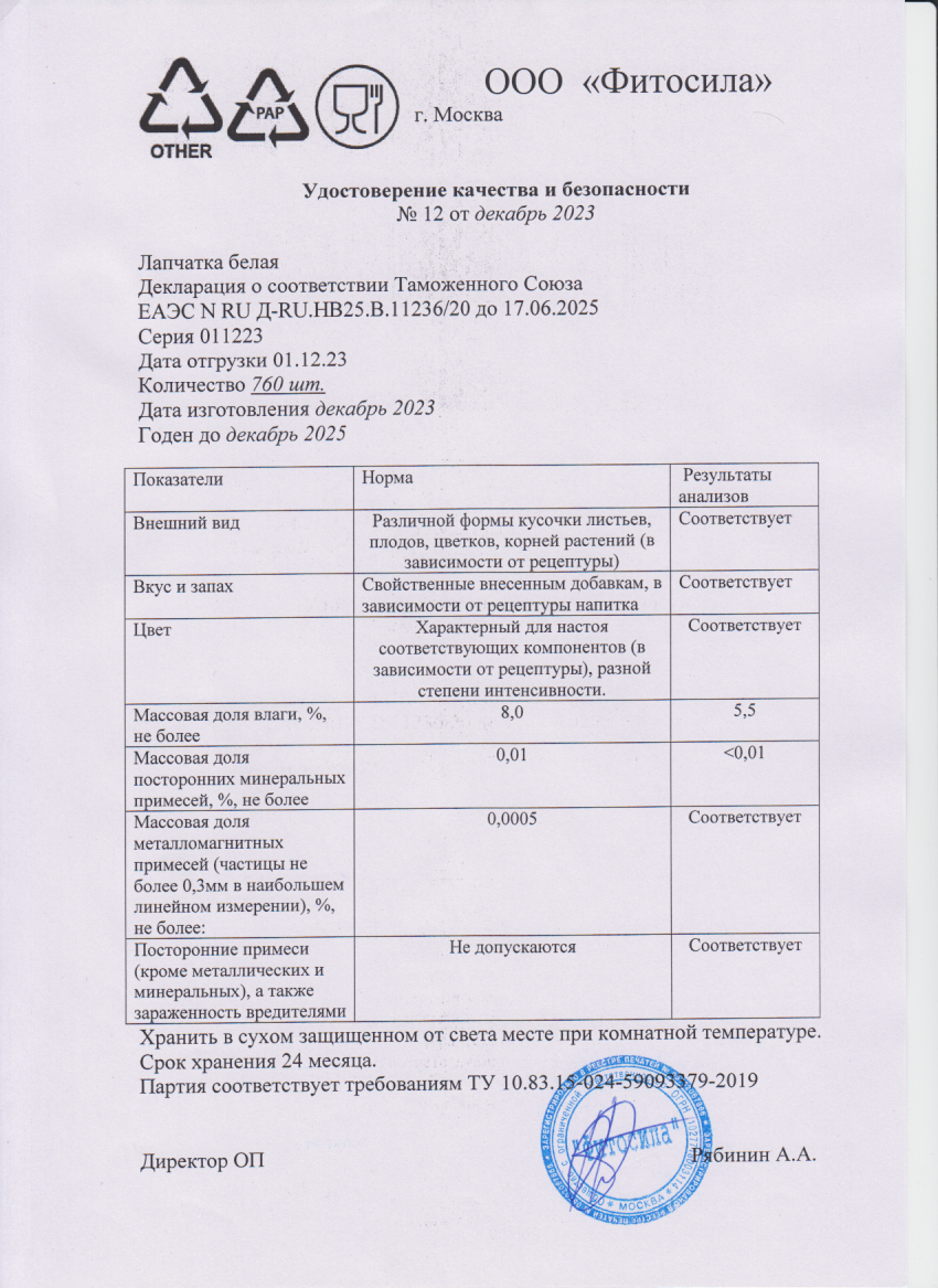 Паспорт №011223